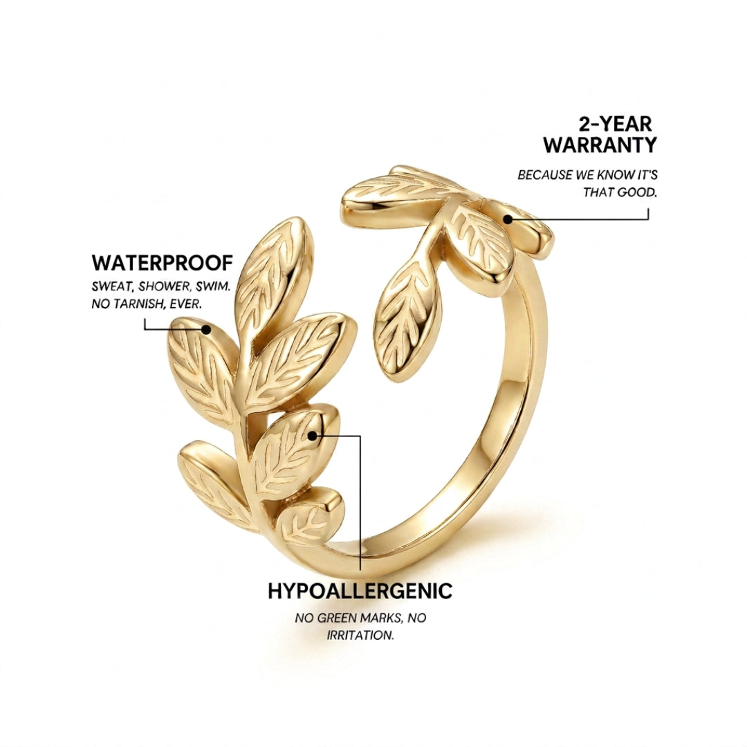 Olive Branch Ring