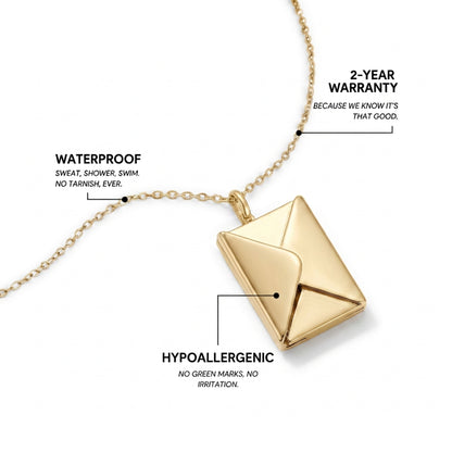 Envelope Necklace
