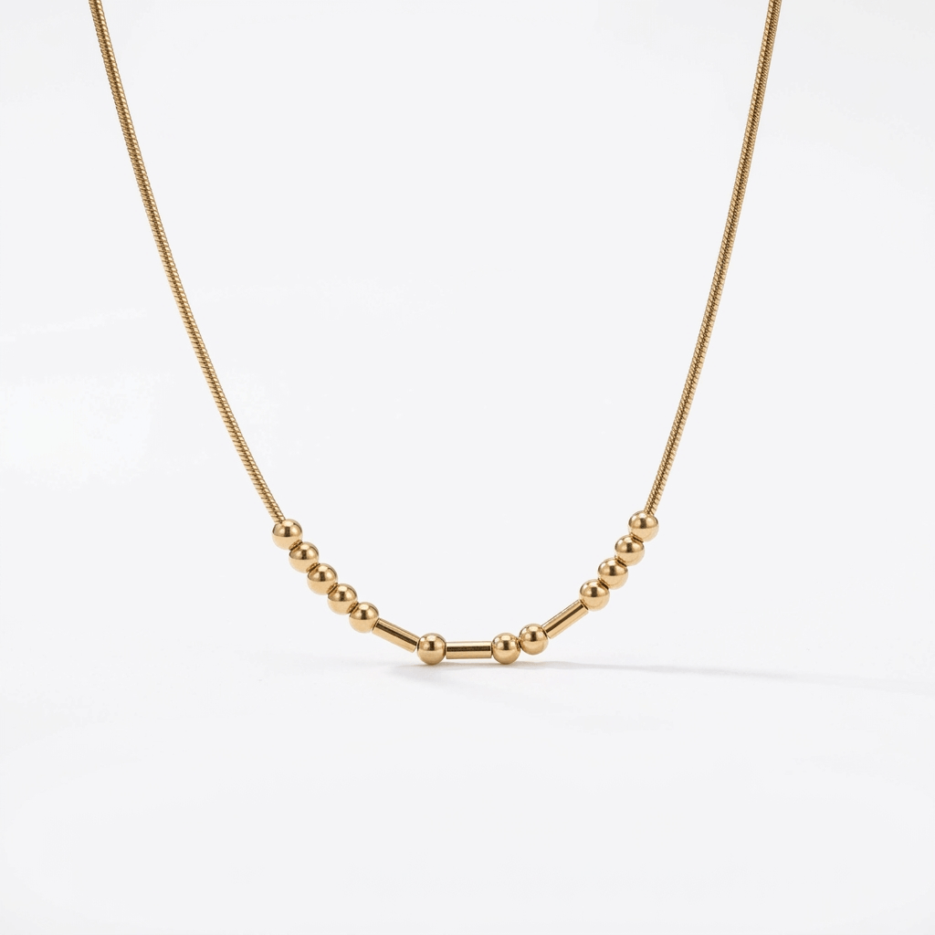 Morse Code Necklace