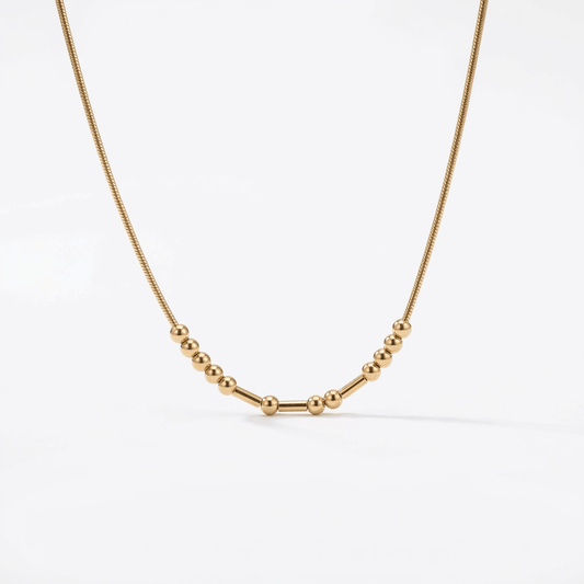 Morse Code Necklace