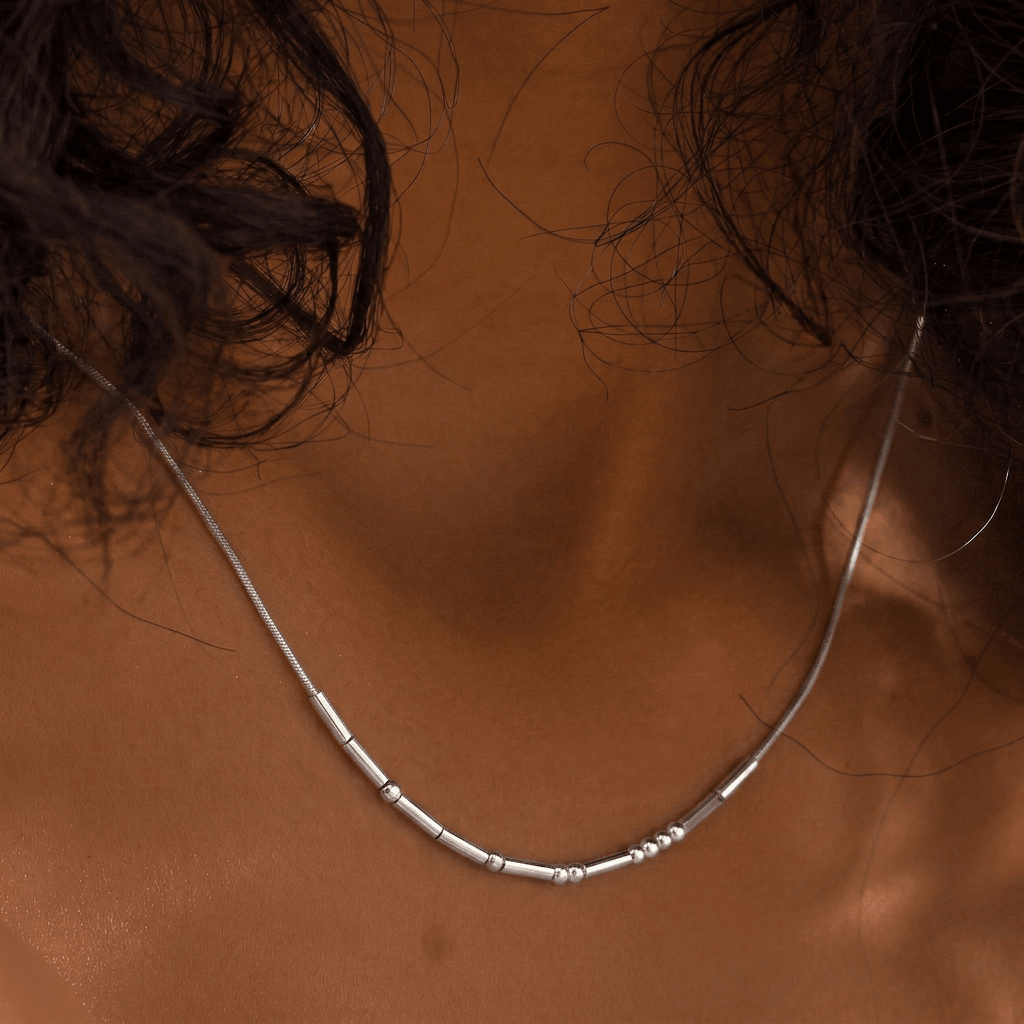 Morse Code Necklace