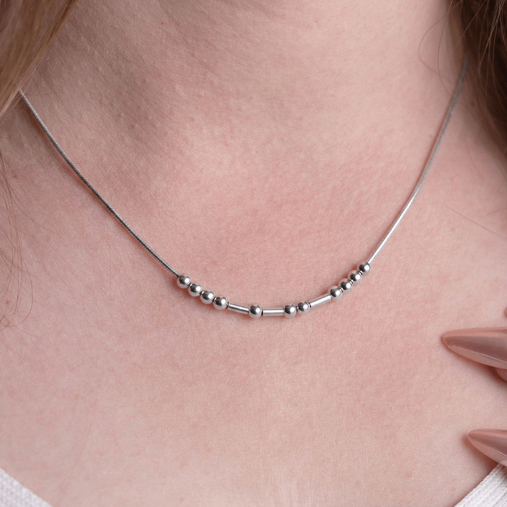 Morse Code Necklace
