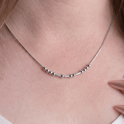 Morse Code Necklace