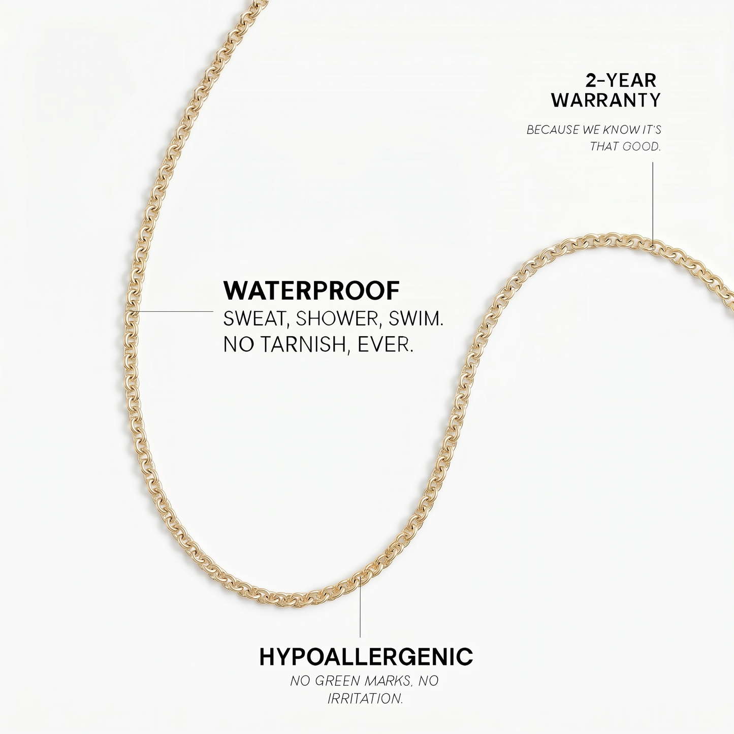 Cable Necklace