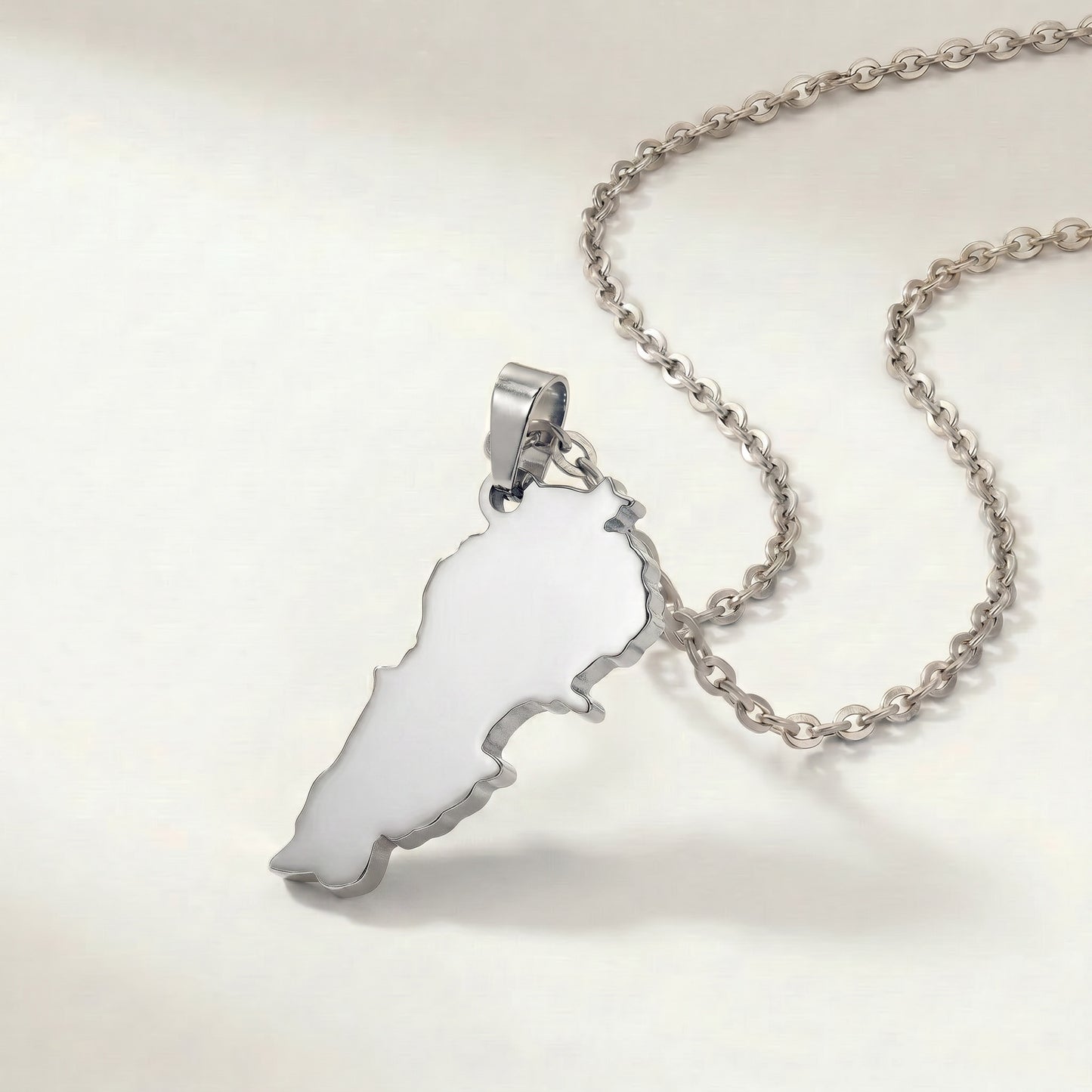 Lebanon Map Necklace